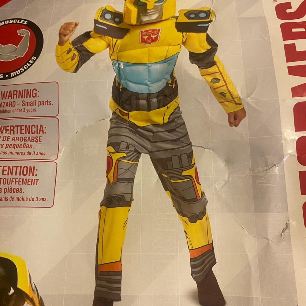 Transformers Bumblebee Yellow and Gray Costume